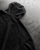 "DAWNS LULL" WAFFLE KNIT HOODIE