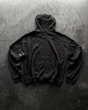"DAWNS LULL" WAFFLE KNIT HOODIE