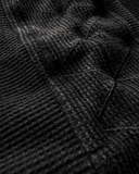 "DAWNS LULL" WAFFLE KNIT HOODIE