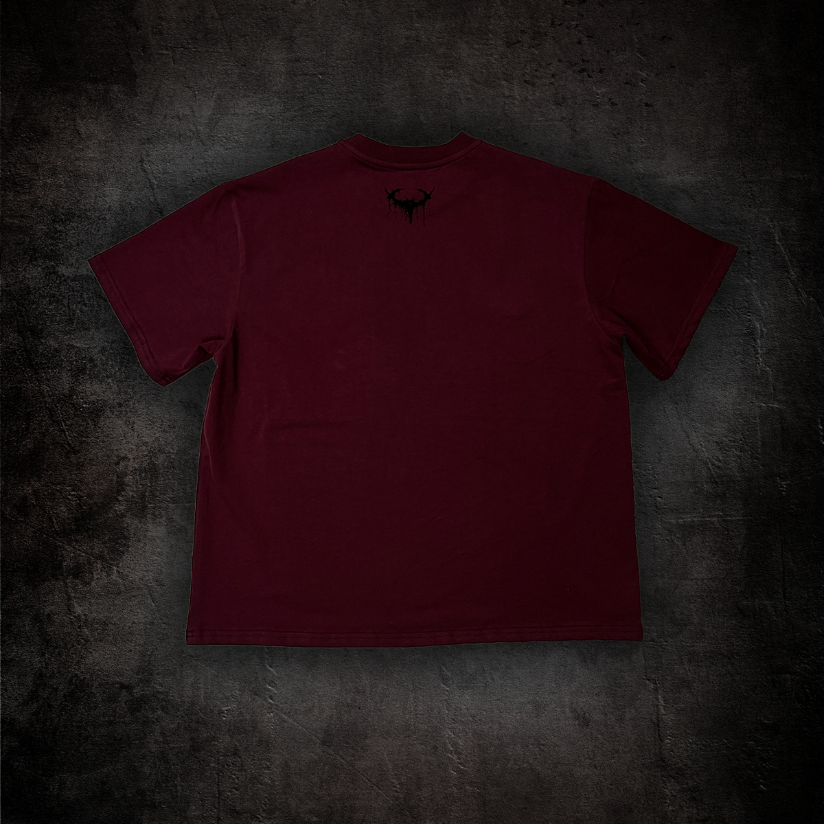 LUXURY BLANK TEE (MAROON)