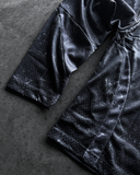 "MORSE" PANELED MOTO JERSEY
