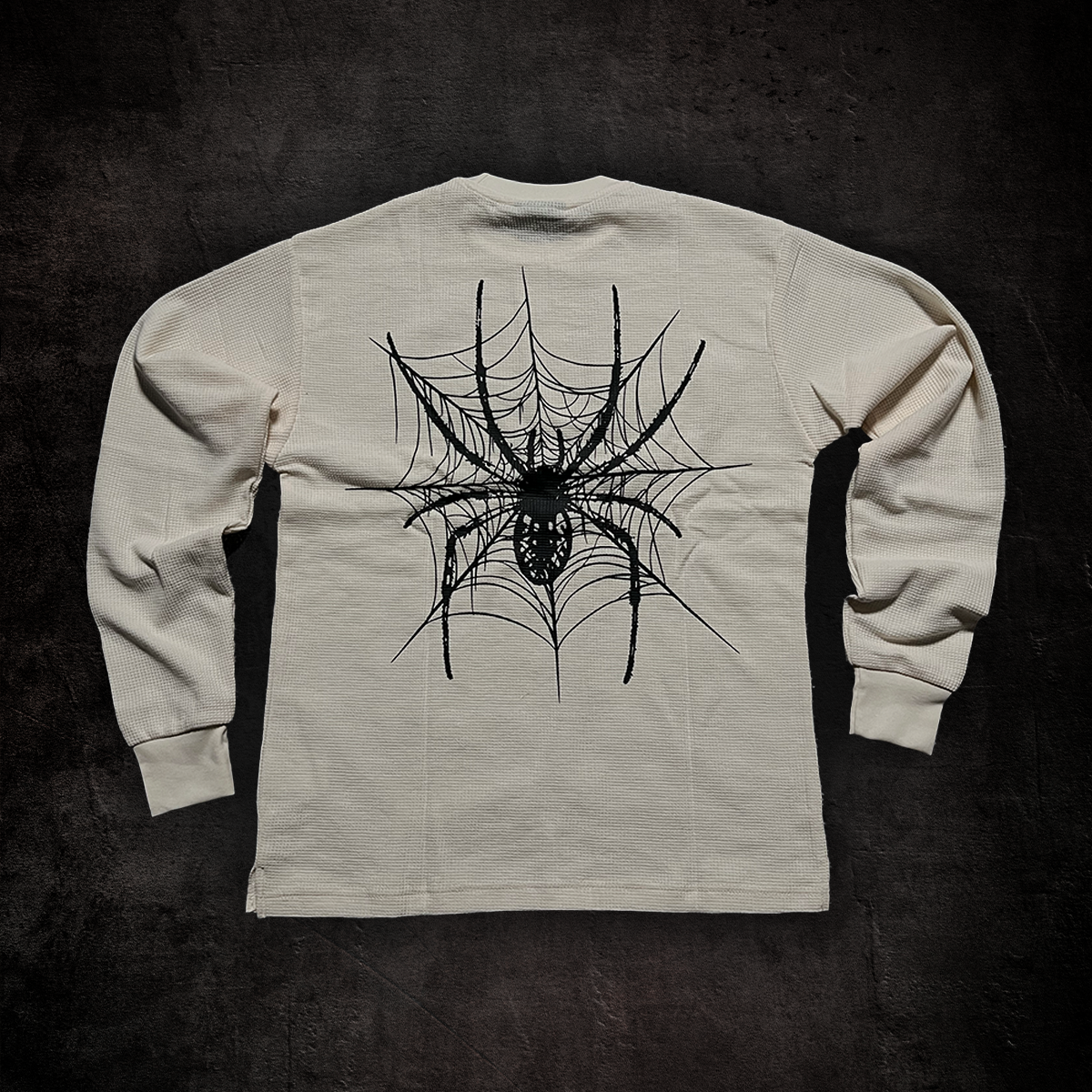 "IVORY" ARACHNID WAFFLE LONGSLEEVE