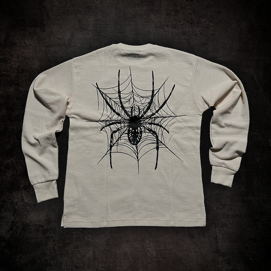 "IVORY" ARACHNID WAFFLE LONGSLEEVE