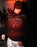 "DAWNS LULL" WAFFLE KNIT HOODIE