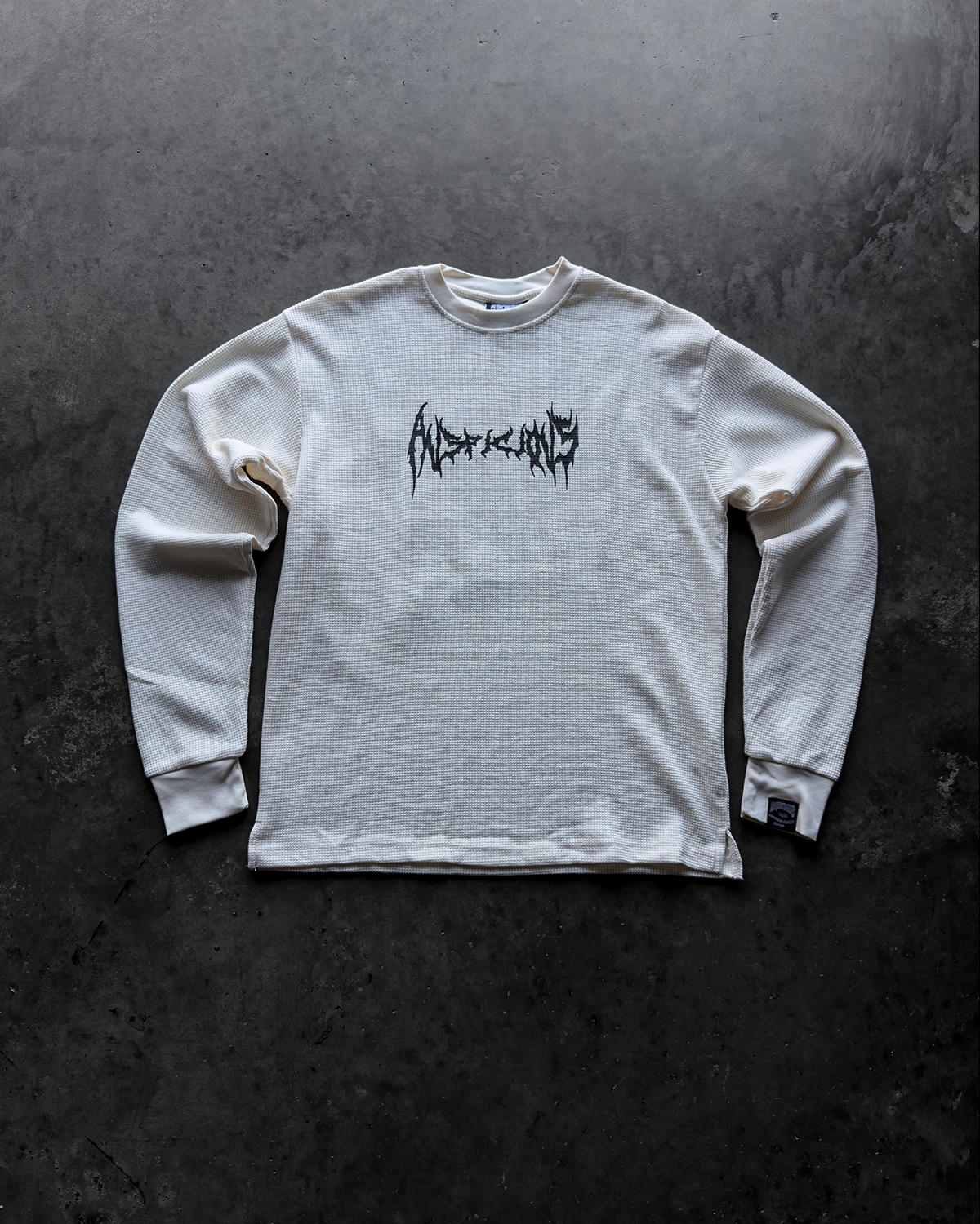 "IVORY" ARACHNID WAFFLE LONGSLEEVE