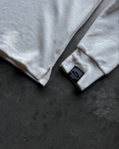 "IVORY" ARACHNID WAFFLE LONGSLEEVE