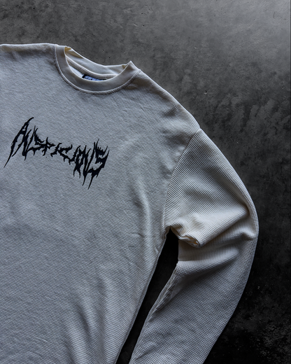 "IVORY" ARACHNID WAFFLE LONGSLEEVE