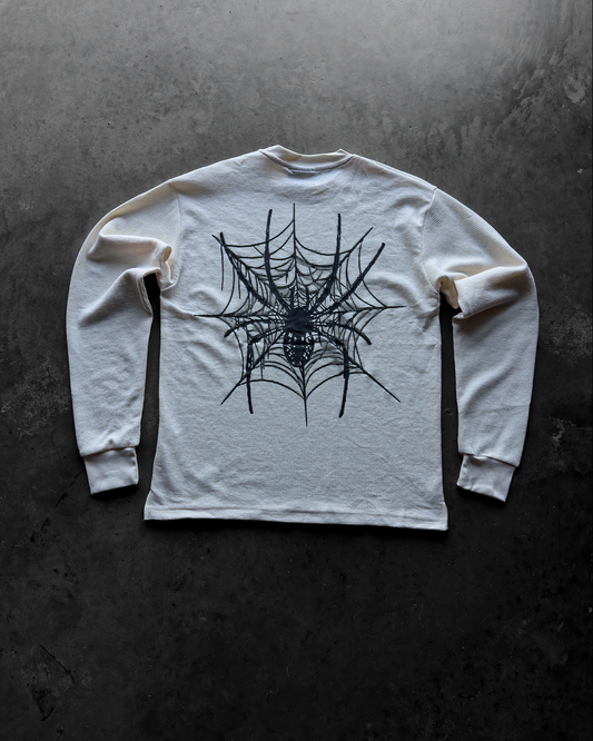 "IVORY" ARACHNID WAFFLE LONGSLEEVE