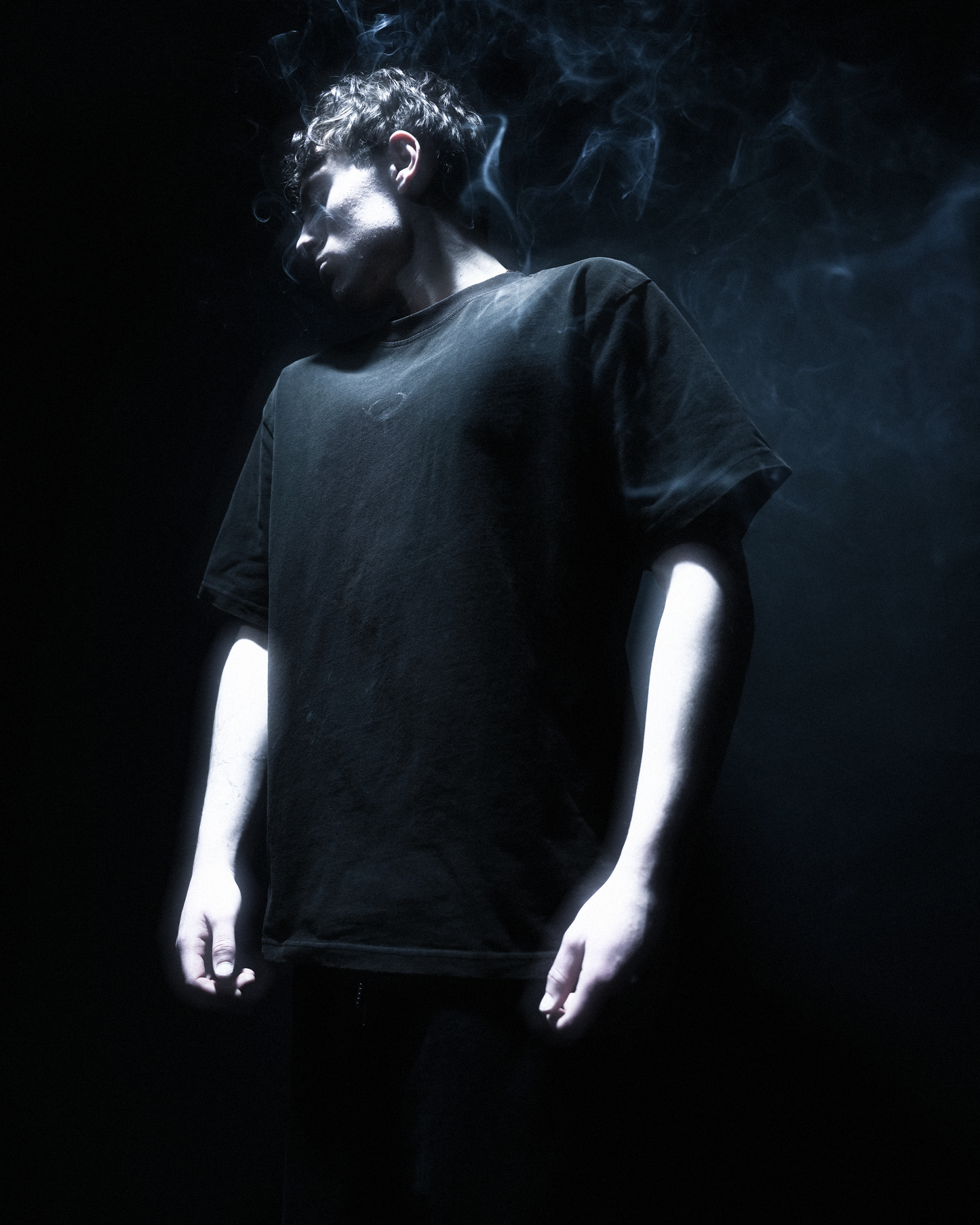 "SERPENTS FATE" RUST WASHED OVERSIZED TEE