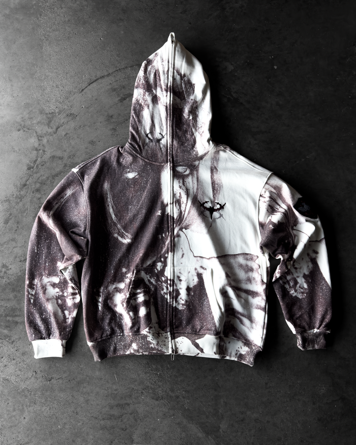"BLOODY MARY" DOUBLE FACE FULL ZIP