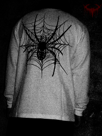 "IVORY" ARACHNID WAFFLE LONGSLEEVE